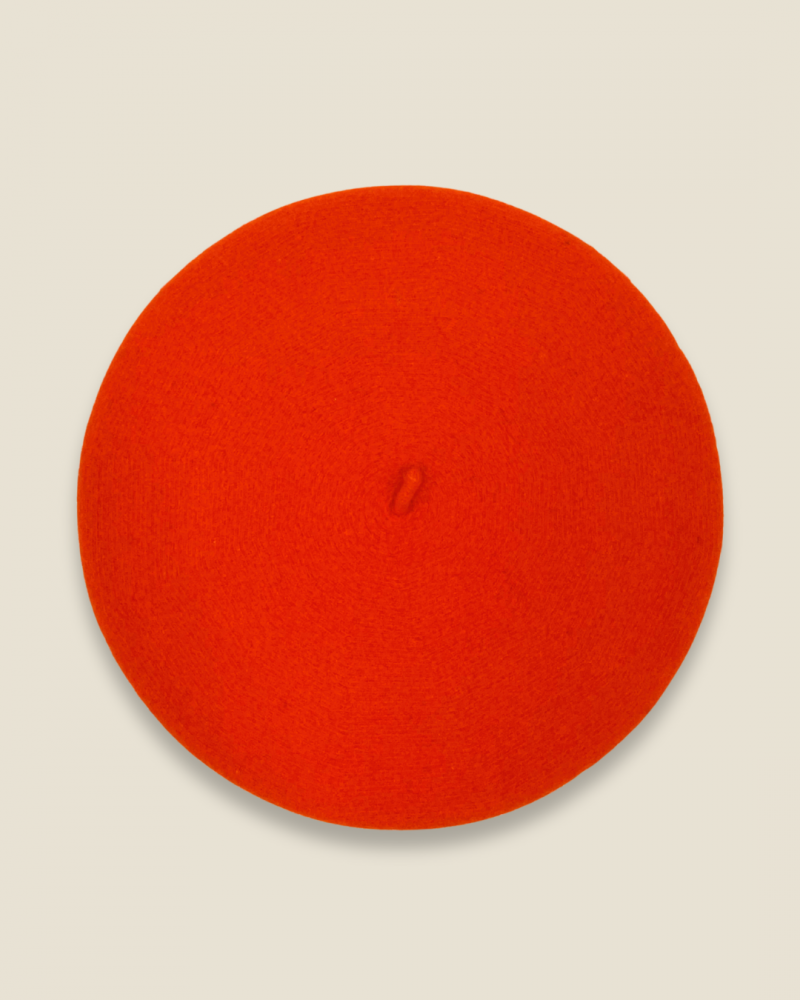 Béret Classique Rouge Femme