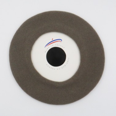 Premium Beret Truffle Grey Woman