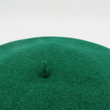 Béret Classique Vert Femme
