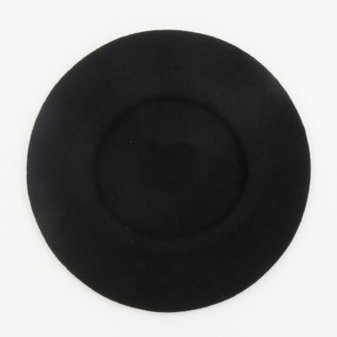 Classic Black Beret for women