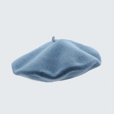 Classic Beret Light Blue Woman