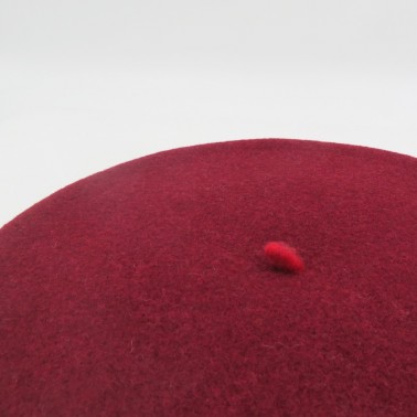 Premium Beret Cranberry Man