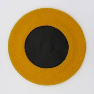 Premium Beret Mustard Woman