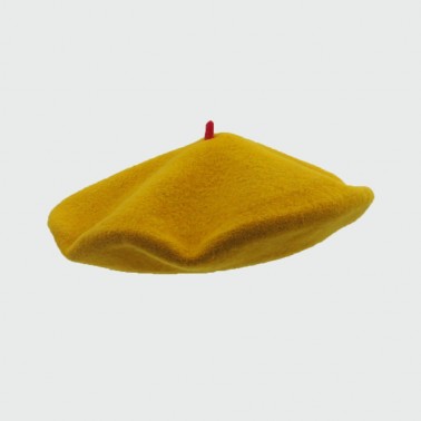 Premium Beret Mustard Woman