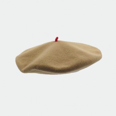 Premium Beret Camel Woman