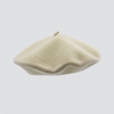 Classic Beret Off White Woman