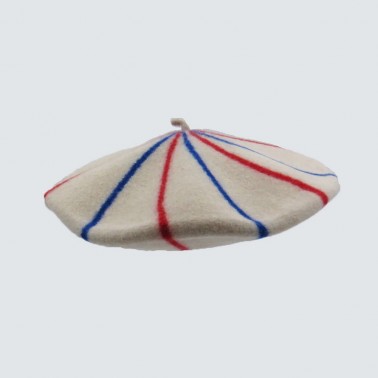 Béret marinière tricolore