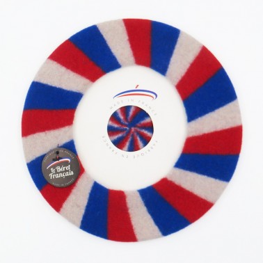 Le béret supporter bleu blanc rouge