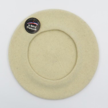 Béret Classique Ecru Femme