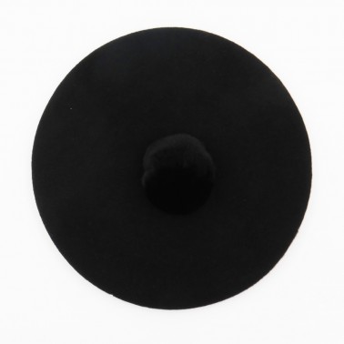 Béret Pompon noir