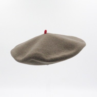 Premium Beret Truffle Grey Woman