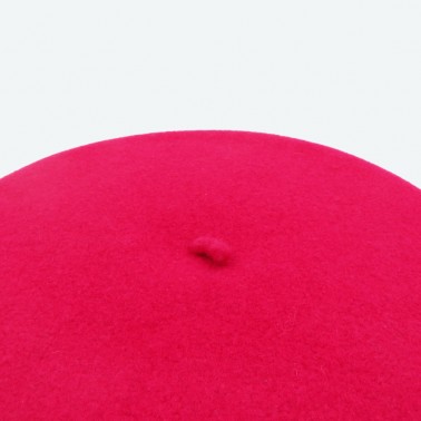 Classic Beret Fushia Woman