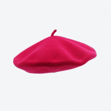 Classic Beret Fushia Woman