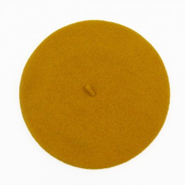 Béret Classique Moutarde Femme