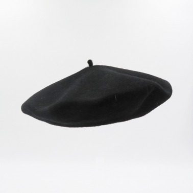 Béret Classique Noir Homme