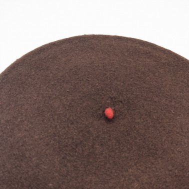 Premium Beret Chocolate Woman