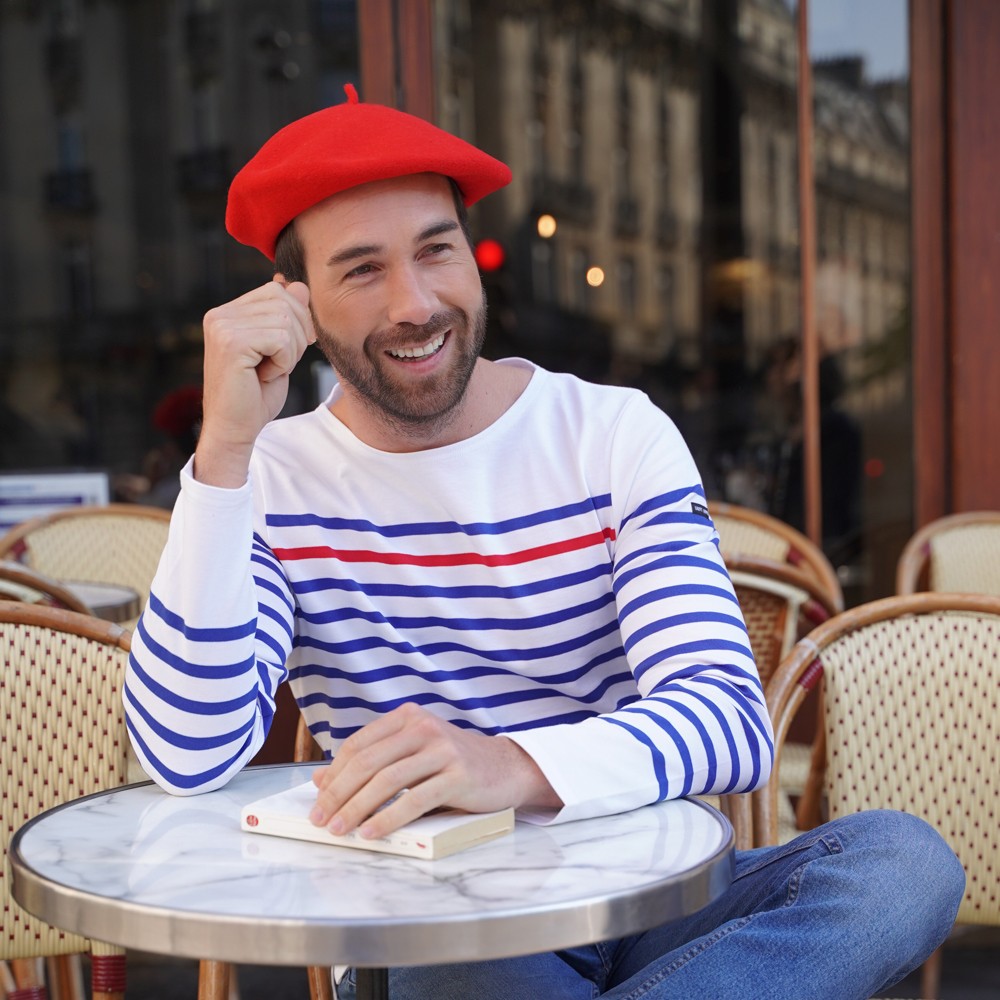 Béret Classique Rouge Homme