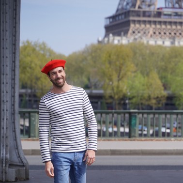 Béret Mode Rouge Homme