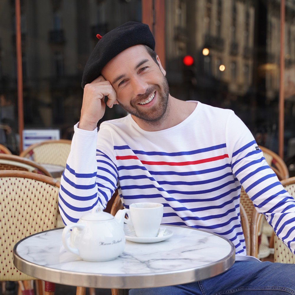 Béret homme noir - Beret classique noir par Le Béret Français.