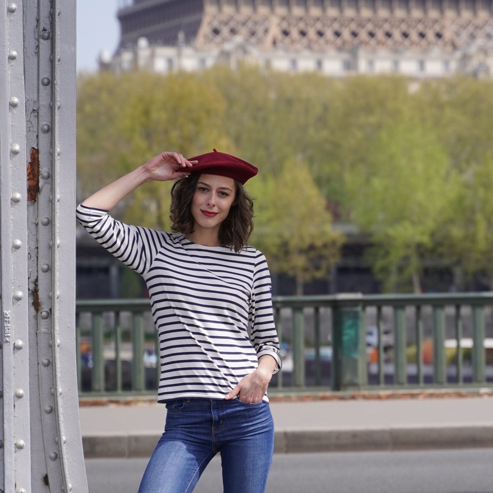 Cranberry Premium Beret Woman