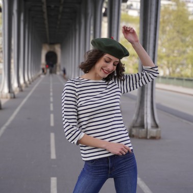 Premium Khaki Beret Woman