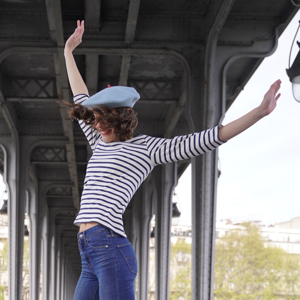 Premium Light Blue Beret  Woman