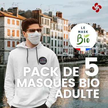 Le Mask bio Adultes - Pack de 5