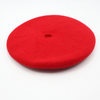 béret casquette rouge femme