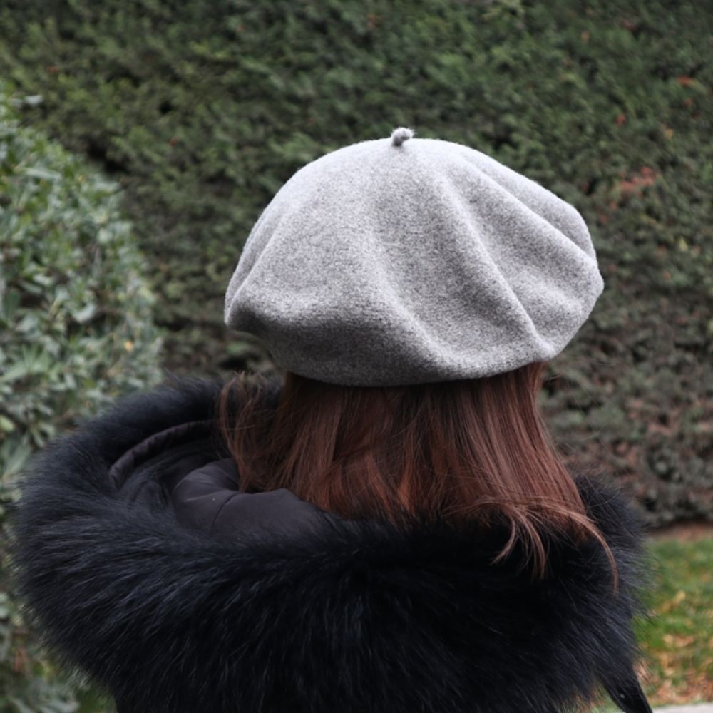 Béret Laine Classique Français Van Der Rich - Élégant Et Chaleureux Pour Femme - Style Parisien Authentique