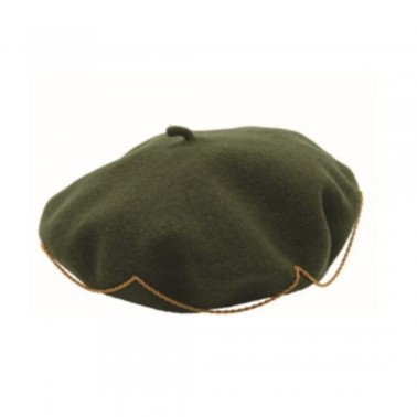 Béret Kiriko Kaki x Chaîne Dorée