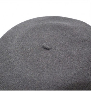 Béret Zèbre Petit Nœud Gris Roche