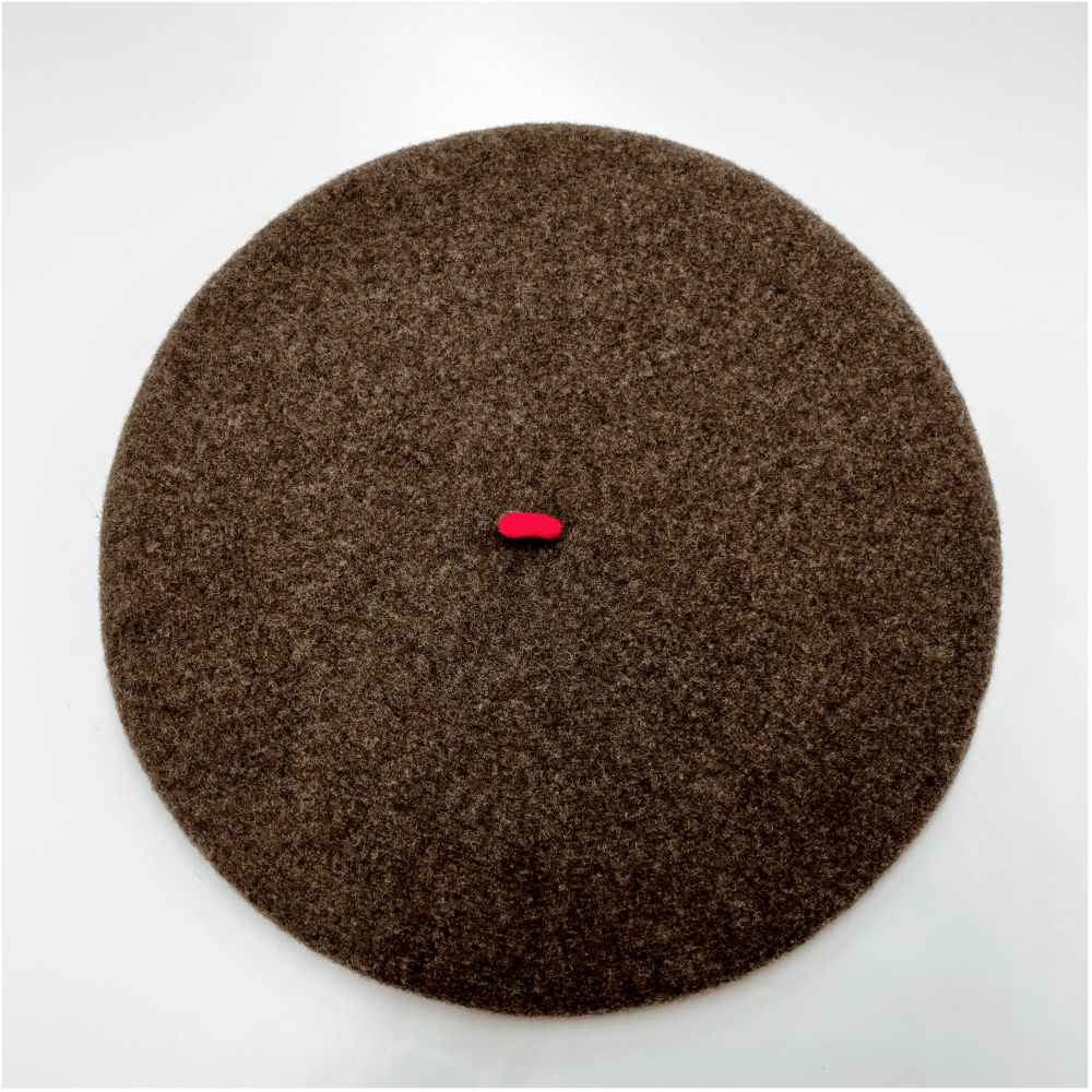 Béret mode marron glacé femme