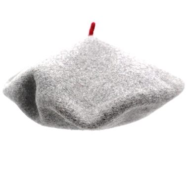Béret mode homme gris chiné clair