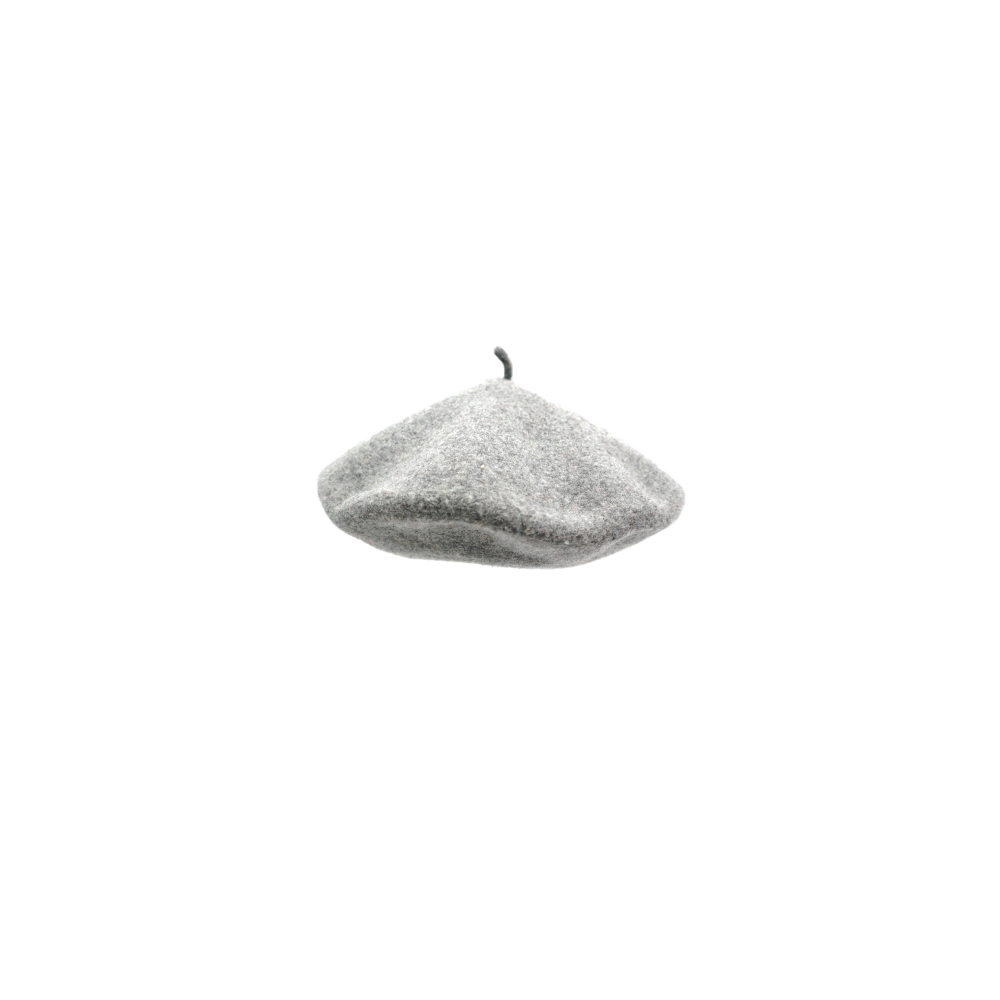 Béret gris clair chiné Enfant