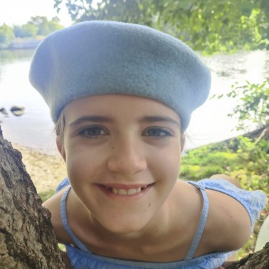 Béret Bleu Crépuscule Enfant