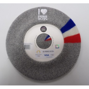 Béret jeux olympique "i love PARIS 2024"