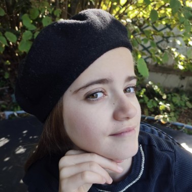Béret enfant noir