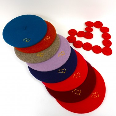 Béret coeur