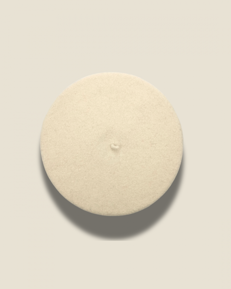 Béret Classique Ecru Femme