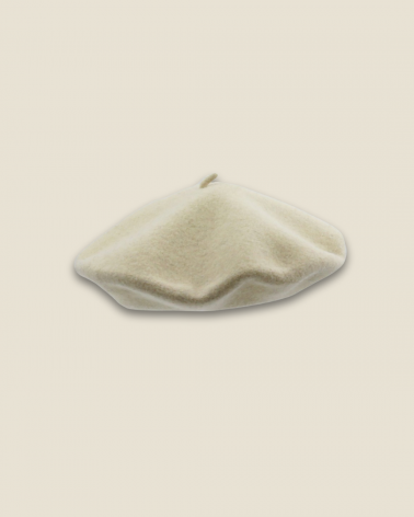 Béret Classique Ecru Femme