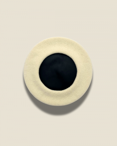 Béret Mode Ecru Femme