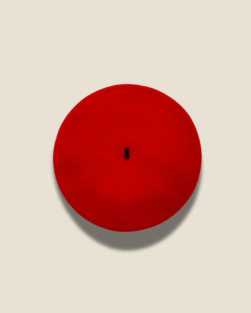 Béret Mode Rouge Femme