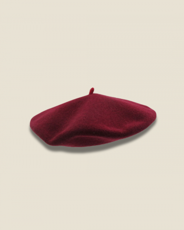 Béret Mode Bordeaux Femme