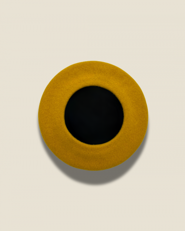 Béret Mode Moutarde Femme