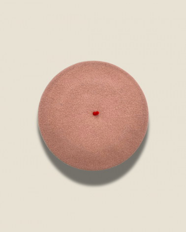 Béret Mode Rose Pâle Femme