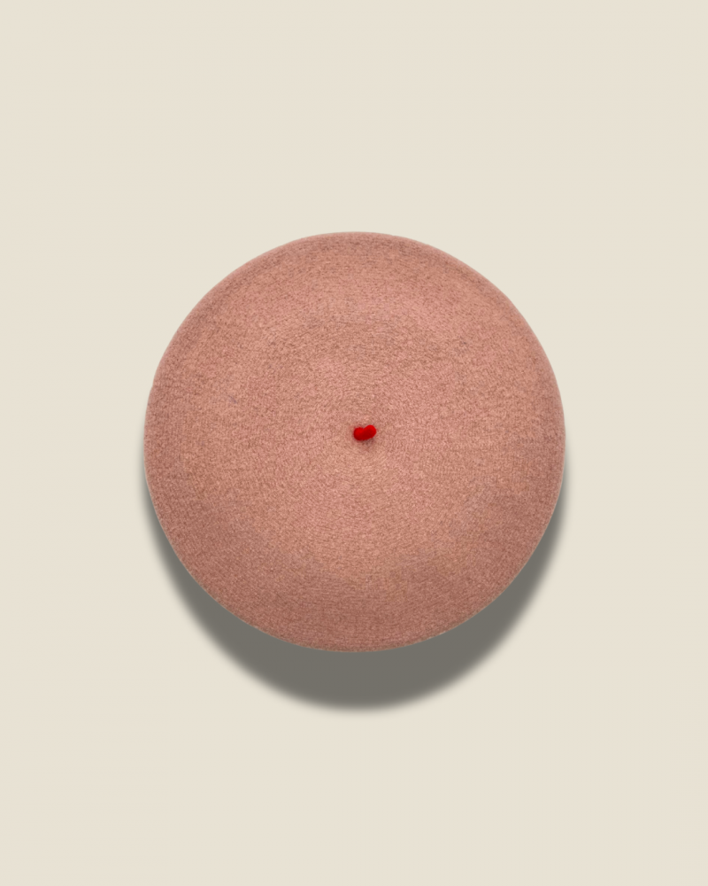 Béret Mode Rose Pâle Femme
