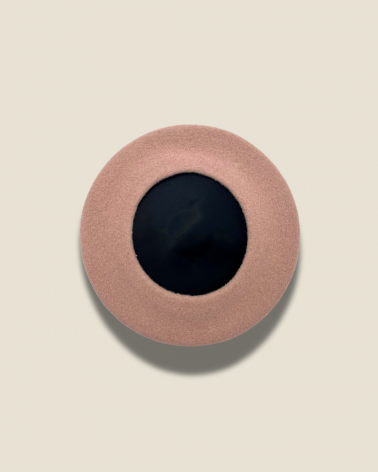Béret Mode Rose Pâle Femme