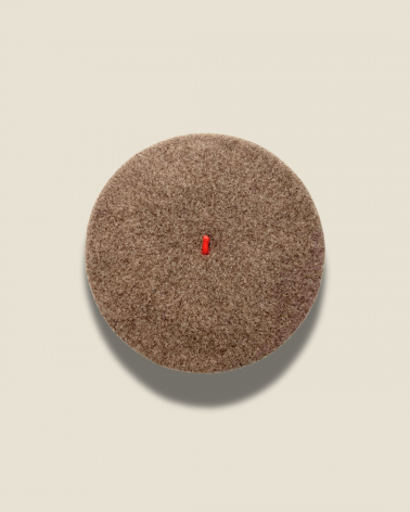 Béret Mode Camel Cendré Femme